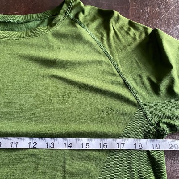 Patagonia Shirt Men M Green Mountain Graphic Stay Cool Stretch Active Outdoor - Picture 7 of 10